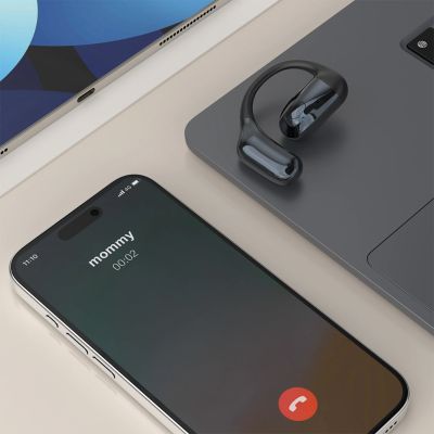 6. Słuchawka zauszna Dudao U4Pro Bluetooth uniwersalna do obu uszu - czarna