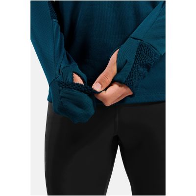 Bluza z półgolfem męska Odlo X-ALP Mid layer 1/2 zip zielona