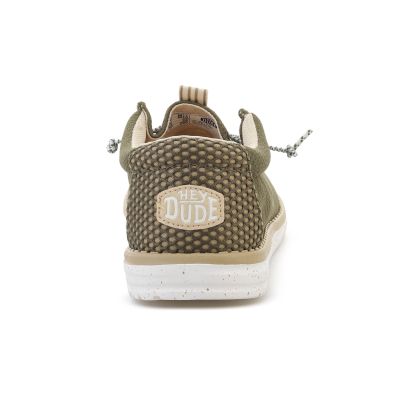 5. HEYDUDE WALLY MESH NEUTRALS WINTER GREEN/MULTI 45301-3CH