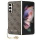 Etui Guess 4G Charms Collection na Samsung Galaxy Z Fold 5 - brązowe