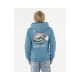 3. Bluza RIP CURL HAZE & TUBE LINED Z/T HOOD-BOY niebieska