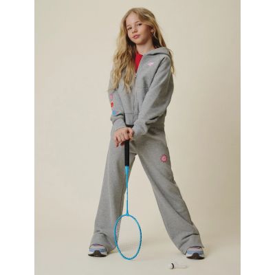 6. Bluza dresowa regular z kapturem dziewczęca 4F 4FJRSS26TSWSF2811-25M
