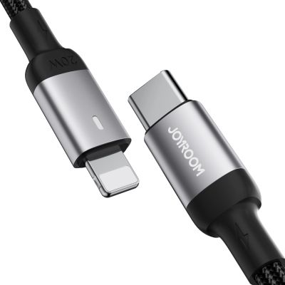 6. Kabel Joyroom Extraordinary Series A10 Lightning / USB-C PD 20W 1.2 m - czarny