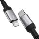 6. Kabel Joyroom Extraordinary Series A10 Lightning / USB-C PD 20W 1.2 m - czarny