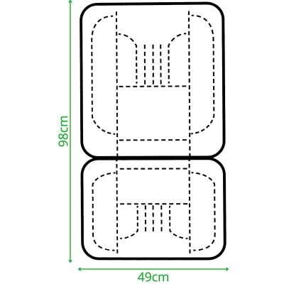 12. PODUSZKA PODGRZEWANA NA FOTEL SAMOCHODOWY DUNLOP 12V 35W/45W