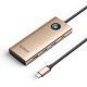 Stacja dokująca USB-C Orico PW11 8w1 2x USB-A 3.0 1x USB-A 2.0 1x USB-C 3.0 1x USB-C PD 100 W 1x HDMI 4K 60Hz 1x VGA 1080P 60Hz 1x RJ45 Gigabit Ethernet - różowo-złota