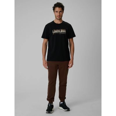 4. T-shirt regular z nadrukiem męski 4F 4FRSS26TTSHM4227-20S
