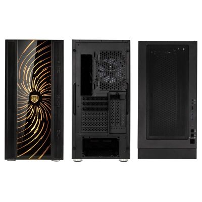 6. Kolink Unity Adapt ARGB Midi Tower Czarny, Przezroczysty