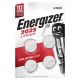 ENERGIZER  BATERIE SPECJALISTYCZNE CR2025 4 SZTUKI