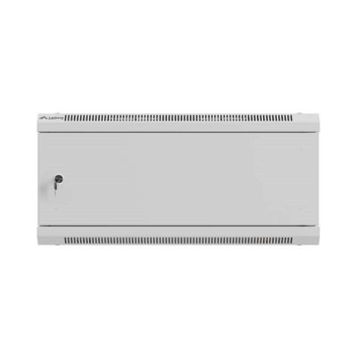 19. LANBERG SZAFA INSTALACYJNA RACK WISZĄCA 19" 4U 600X600 SZARA DRZWI METALOWE (FLAT PACK)