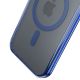 5. Etui 3mk Frosty MagCase Blue na Apple iPhone 15 - przezroczyste