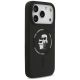 4. Etui Karl Lagerfeld Silicone Karl&Choupette Ring MagSafe do iPhone 17 Pro Max - czarne