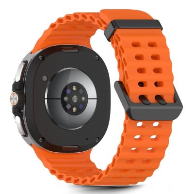 3. Pasek Tech-Protect IconBand Pro na Samsung Galaxy Watch 40 / 44 / 46 mm - pomarańczowy