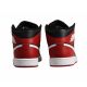 8. Buty męskie do koszykówki Air Jordan 1 Mid Black/Gym Red/White - DQ8426-061