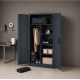 7. Iron Mate Szafa Gospodarcza Metalowa  SATURN 185x90x45 Antracyt RAL7016