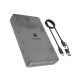 ICY BOX Spade Base 388 Obudowa HDD/SSD Czarny, Przezroczysty 2.5/3.5"