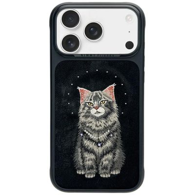Etui Nimmy Lucky Fashion Cat MagSafe na iPhone 17 Pro Max - czarne