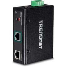 TRENDnet TI-SG104 - Rozgałęźnik PoE (do montażu na szynie DIN) - 95 Watt - Złącza wyjściowe: 1