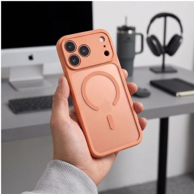 7. Etui Tech-Protect BasicMag MagSafe na iPhone 17 Pro / 18 Pro - pomarańczowe matowe