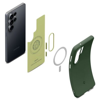 7. Etui Spigen Nano Pop Mag MagSafe na Samsung Galaxy S26 Ultra - zielone