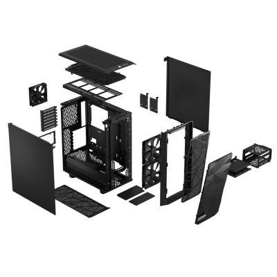 18. Obudowa Fractal Design Meshify 2 Compact Black Solid
