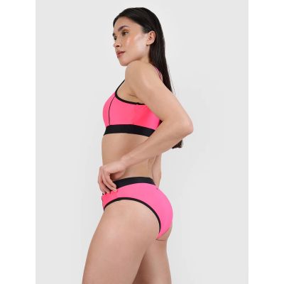 2. Dół od bikini figi ze średnim stanem damskie 4F 4FWSS25UBKBF078-55N
