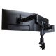 2. Uchwyt do monitorów R-Go Tools R-Go Monitorarm 0"-32" 2TFT Max.9KG Caparo 4 Gasfeder sidabrinis