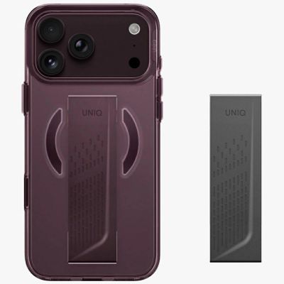 2. Etui UNIQ Heldro Air Magclick Charging na iPhone 18 Pro Max / 17 Pro Max - burgundowe