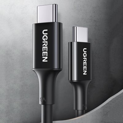 6. Kabel Ugreen US300 USB-C - USB-C PD QC FCP 100W 5A 480Mb/s 2m - biały