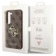 8. Etui Guess 4G Big Metal Logo na Samsung Galaxy S23 - brązowe