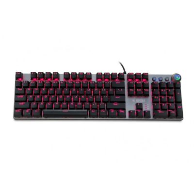 44. Klawiatura mechaniczna IBOX AURORA K-4 RGB IKGMK4 (USB; (US); kolor czarny)