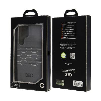 7. Etui Audi IML Geometric Pattern Case na Samsung Galaxy S24 Ultra - czarne