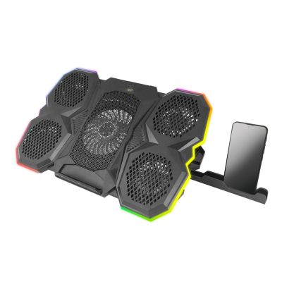 11. ESPERANZA PODSTAWKA CHŁODZĄCA GAMING Z PODSTAWKĄ NA TELEFON LED RGB BREVA EGC107