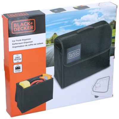 6. ORGANIZER SCHOWEK TORBA SAMOCHODOWA 29X15X30cm BLACK + DECKER