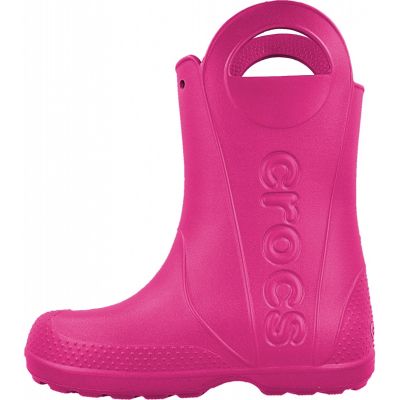 Kalosze Crocs Handle It Jr 12803 różowe