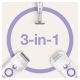 Braun Silk-épil 5 825 Power 28 pęset(y) Biały, Fioletowy
