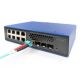 3. Przemysłowy switch 8+4 10G SFP Port L2+ Gigabit Ethernet 8 x GE RJ45 + 4 x 10G SFP Port