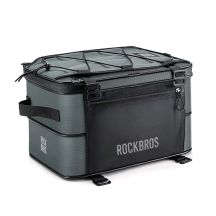 Torba rowerowa Rockbros A30 ROAD TO SKY składana na bagażnik 15-30 l - szara