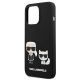 6. Etui Karl Lagerfeld Silicone Karl&Choupette na iPhone 13 Pro / iPhone 13 - czarne