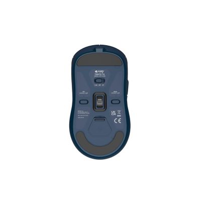 9. Mysz dla graczy Fury Tanto T4 12000DPI RGB granatowa gamingowa bezprzewodowa