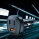 7. Acefast ładowarka samochodowa 66W 2x USB Typ C / USB, PPS, Power Delivery, Quick Charge 4.0, AFC, FCP, SCP czarny (B3 black)