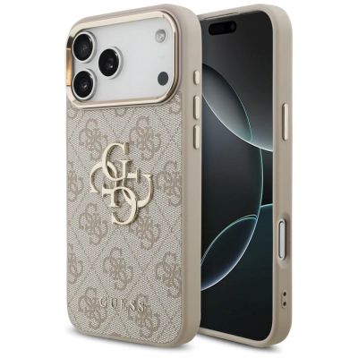 Etui Guess 4G Big 4G Classic Logo na iPhone 17 Pro Max / 18 Pro Max - różowo-złote