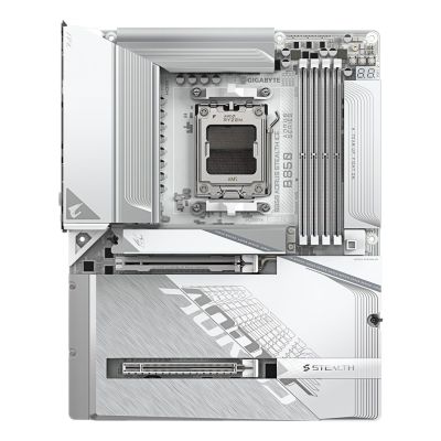 2. Płyta główna Gigabyte B850 AORUS STEALTH ICE (B850, AM5, ATX, DDR5)
