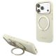 Etui Guess Ring Stand 360 Grained Classic Logo MagSafe na iPhone 18 Pro / 17 Pro - beżowe