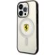 2. Etui Ferrari Outline MagSafe na iPhone 14 Pro - przezroczyste