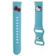 3. Pasek Hello Kitty Silicone Kitty Head uniwersalny 20mm - niebieski