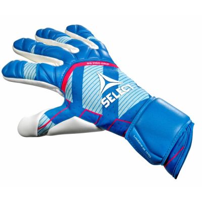 2. Rękawice piłkarskie dla bramkarza SELECT 88 Pro Grip niebiesko/białe