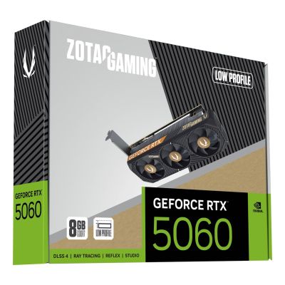 7. Zotac GAMING GeForce RTX 5060 Low Profile NVIDIA 8 GB GDDR7