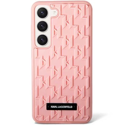 2. Etui Karl Lagerfeld 3D Monogram na Samsung Galaxy S23+ - różowe
