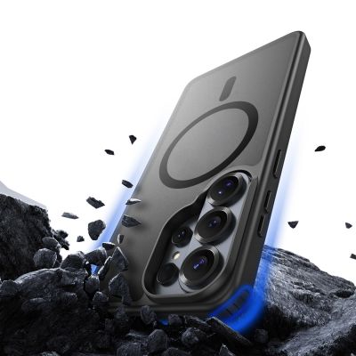 9. Etui Dux Ducis Yind na Samsung Galaxy S26 Ultra kompatybilne z MagSafe - czarne